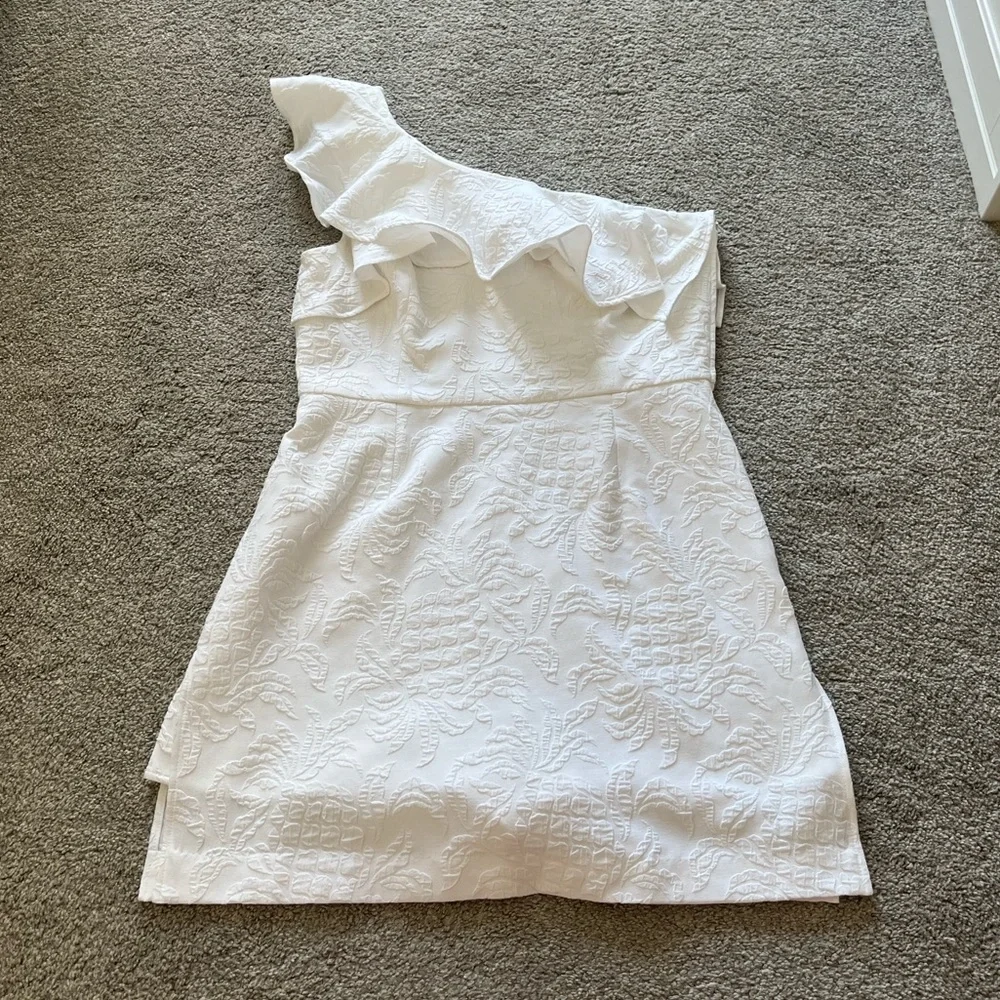 Lilly Pulitzer Kipton One-Shoulder Romper - Picture 4 of 6